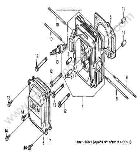 HONDA - HRH536K4 : Culasse