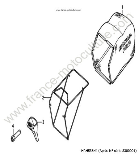 Sac a herbe HONDA HRH536K4