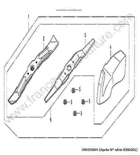 HONDA - HRH536K4 : Kit mulching
