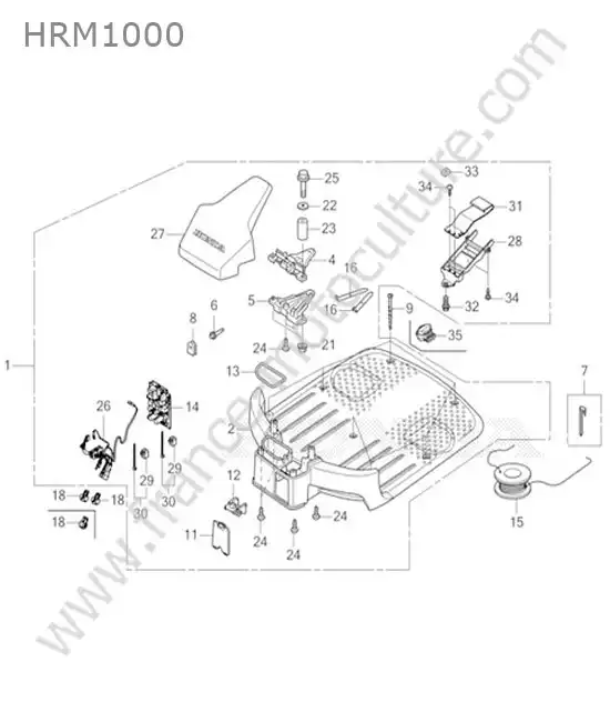 Station charge HONDA HRM1000