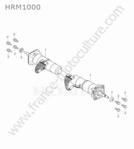 HONDA - HRM1000 : Moteur roue