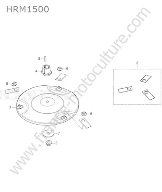Plateau de coupe HONDA HRM1500