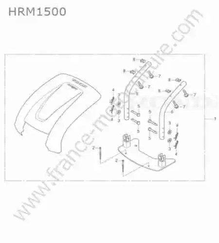 HONDA - HRM1500 : Abri