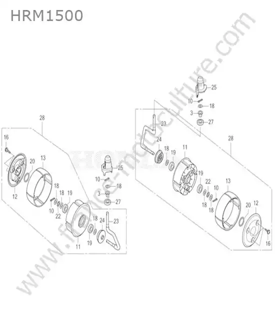 Roue avant HONDA HRM1500