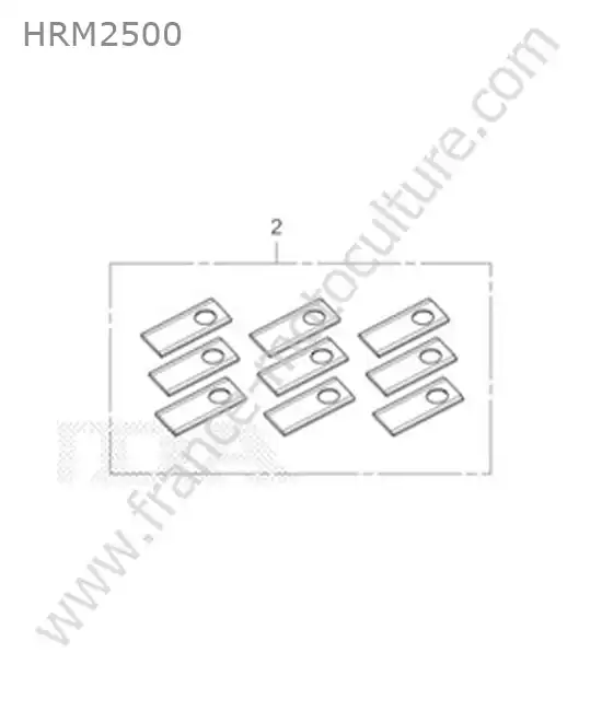 Accessoires HONDA HRM2500