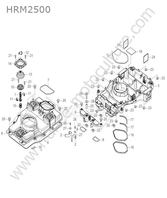 Chassis HONDA HRM2500