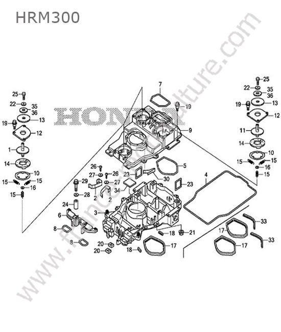 Chassis HONDA HRM300