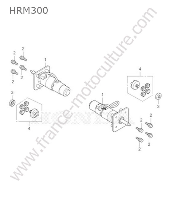 Moteur roue HONDA HRM300