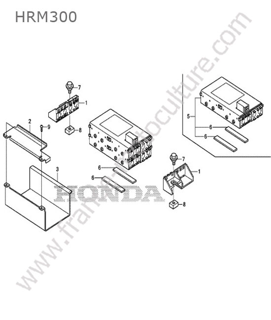 Batterie HONDA HRM300