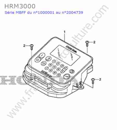 HONDA - HRM3000 : Clavier