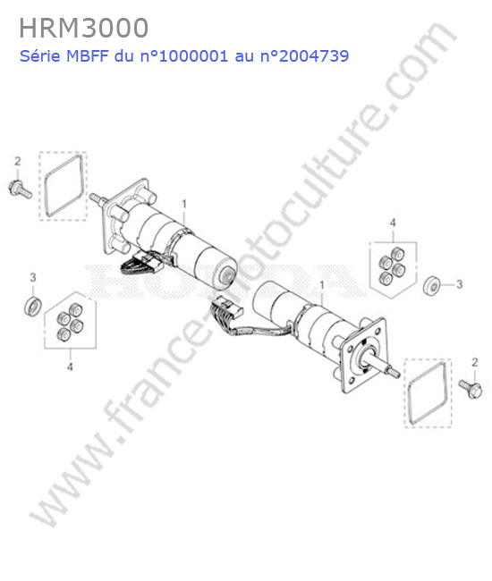 Moteur roue HONDA HRM3000