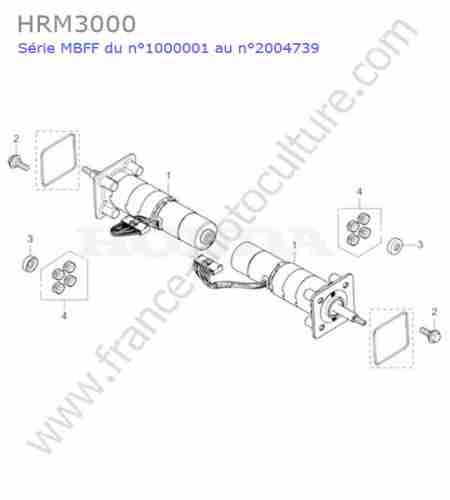 HONDA - HRM3000 : Moteur roue
