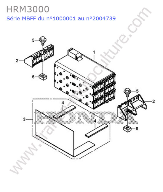 Batterie HONDA HRM3000