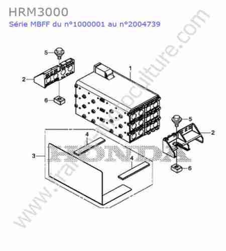 HONDA - HRM3000 : Batterie