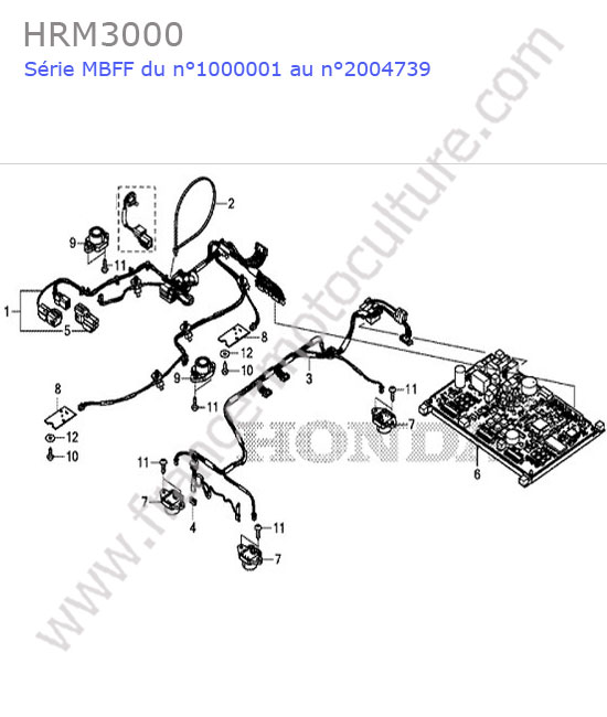 Faisceau electrique HONDA HRM3000
