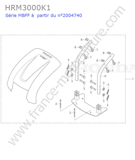 Abri HONDA HRM3000K1