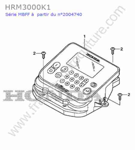 HONDA - HRM3000K1 : Clavier