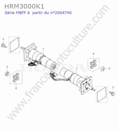 HONDA - HRM3000K1 : Moteur roues