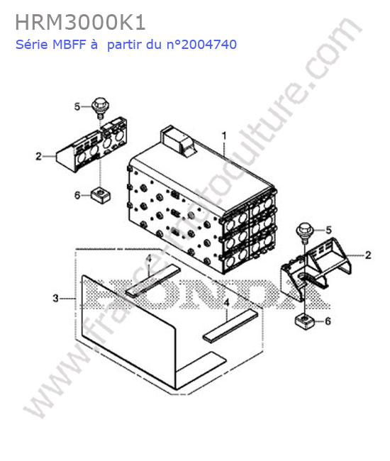 Batterie HONDA HRM3000K1