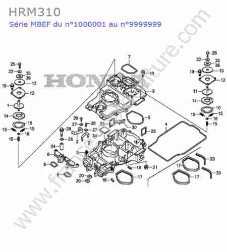 HONDA - HRM310 : Chassis