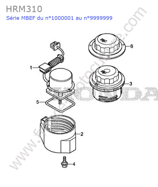 Moteur roue HONDA HRM310