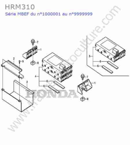 HONDA - HRM310 : Batterie