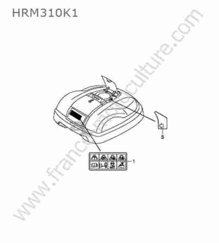 HONDA - HRM310K1 : Etiquettes