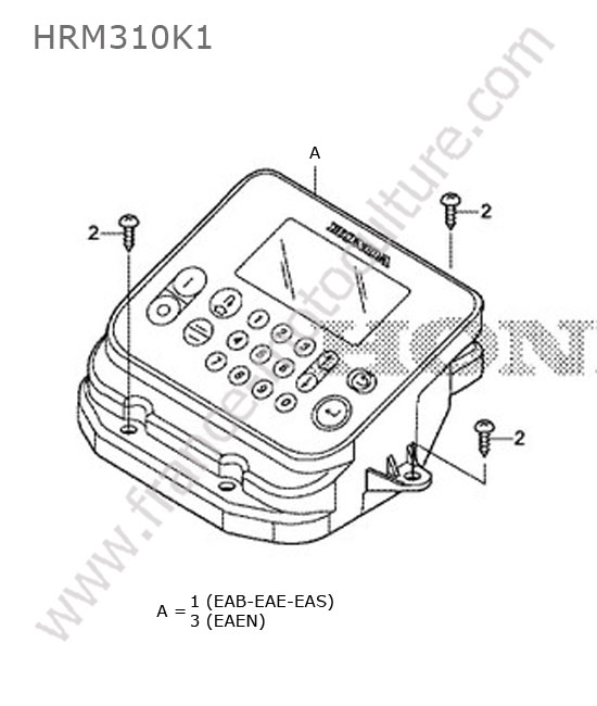 Clavier HONDA HRM310K1