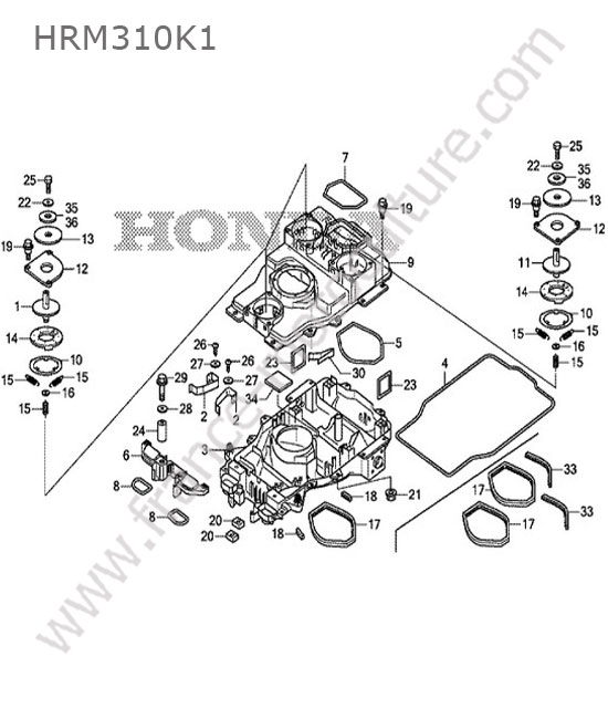 Chassis HONDA HRM310K1