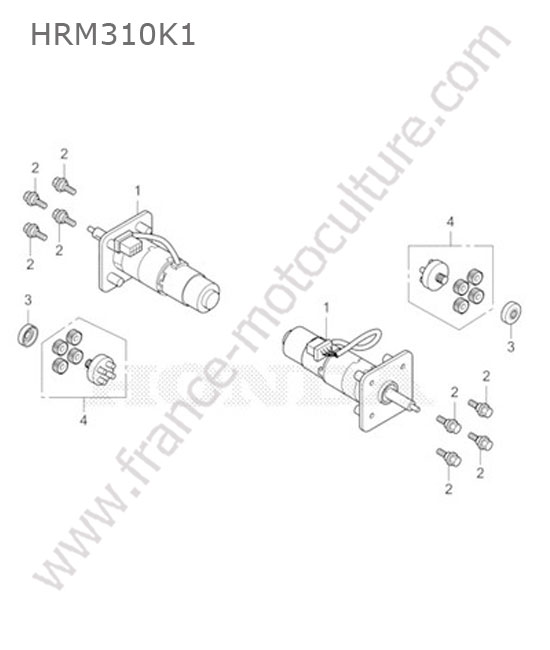 Moteur roue HONDA HRM310K1