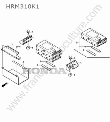 HONDA - HRM310K1 : Batterie