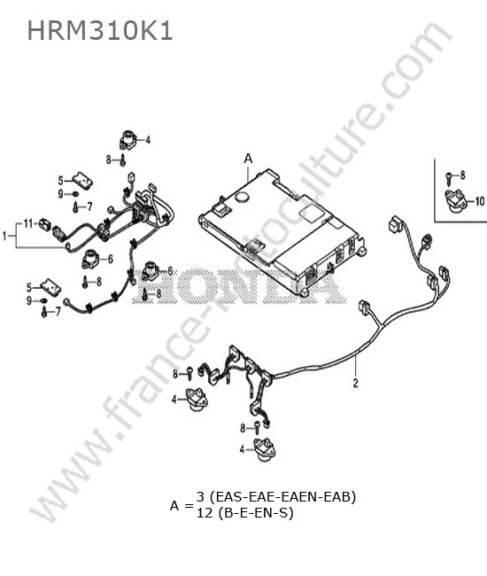 Faisceau electrique HONDA HRM310K1