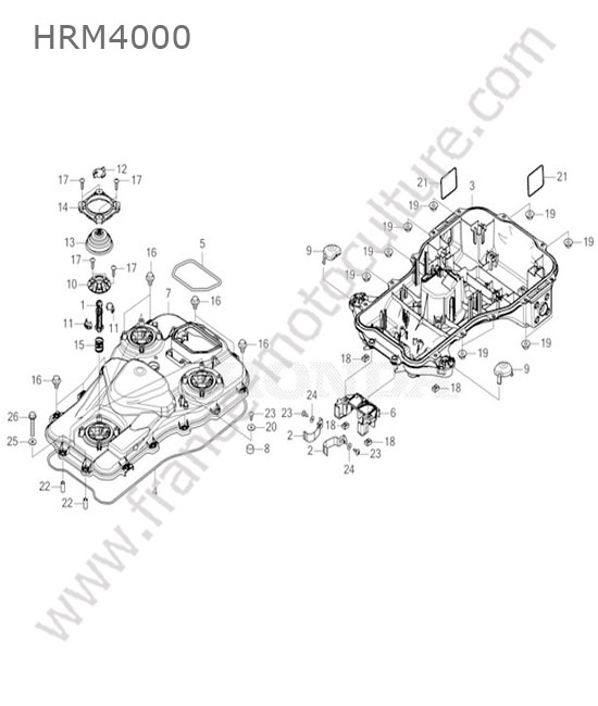Chassis HONDA HRM4000
