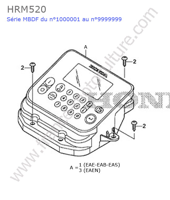 Clavier HONDA HRM520