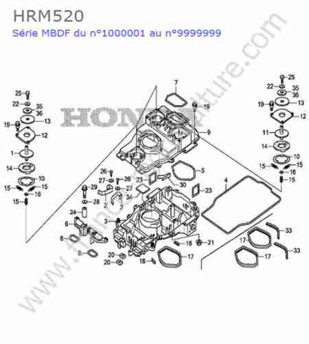 HONDA - HRM520 : Chassis