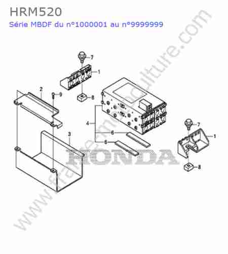 HONDA - HRM520 : Batterie