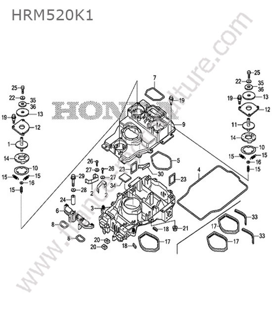 Chassis HONDA HRM520K1