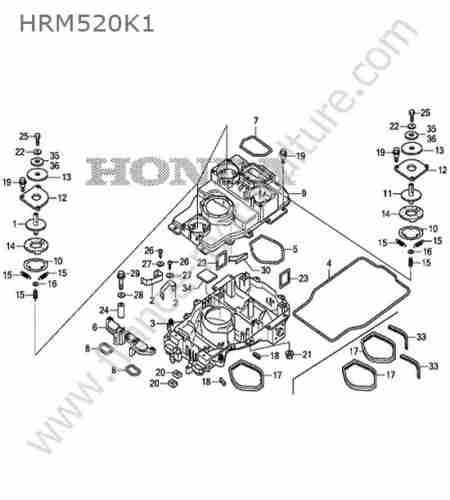 HONDA - HRM520K1 : Chassis
