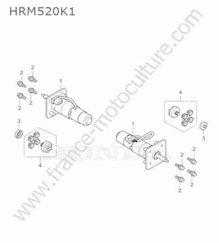 HONDA - HRM520K1 : Moteur roue