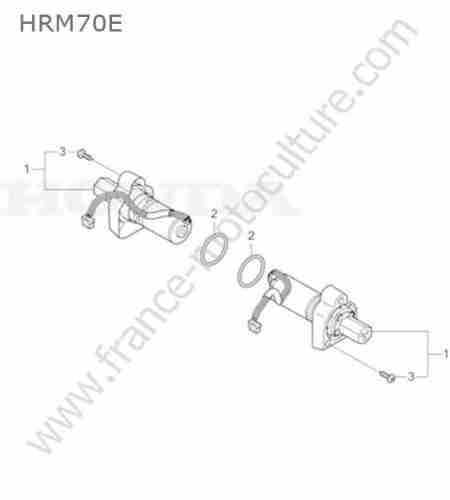HONDA - HRM70 : Moteur roue