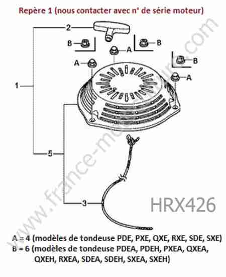 Kit Carburateur Pour Tondeuses Honda HRB476C HRB536C HRX426 - Avec Filtre à Air, Joints, Tuyau, Pièces De Rechange