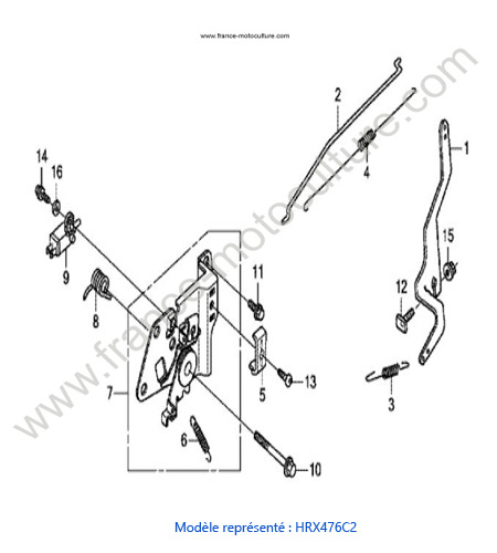 Regulateur - C2 HONDA HRX476