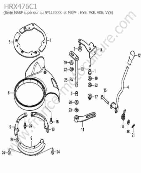 HONDA - HRX476C1 : Obturateur