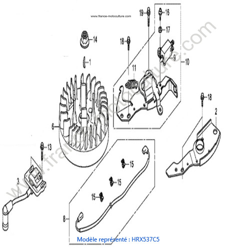 Allumage  -C5 HONDA HRX537