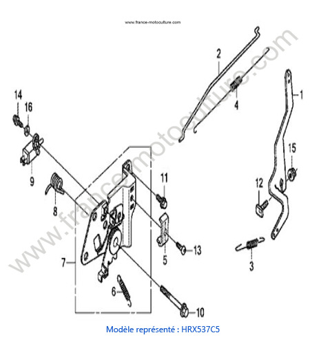 Regulateur - C5 HONDA HRX537