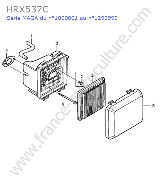 Filtre air HONDA HRX537C