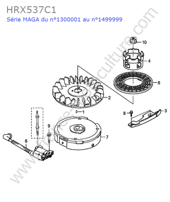 Allumage (fonte) HONDA HRX537C1