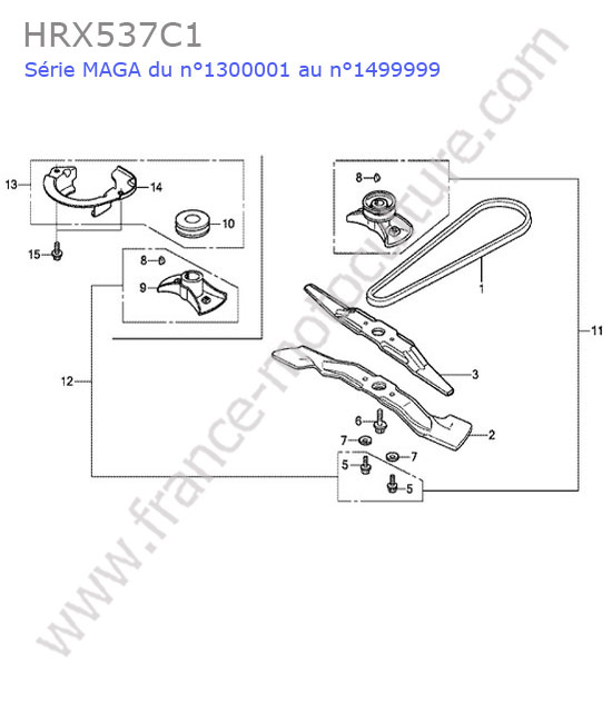 Lame HONDA HRX537C1