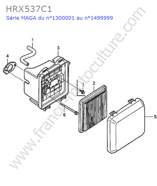 Filtre air HONDA HRX537C1