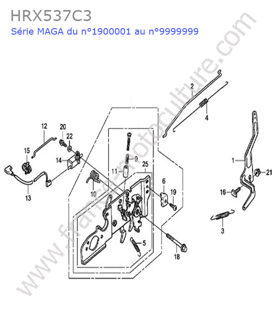 HONDA - HRX537C3 : Regulateur